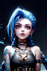 Arcane Mayhem Jinx (1440x2960) Resolution Wallpaper