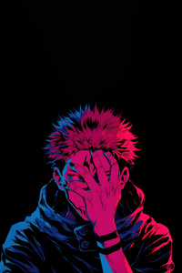 Bold Jujutsu Kaisen (640x1136) Resolution Wallpaper