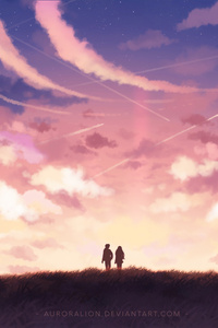 Couple Meet (320x568) Resolution Wallpaper