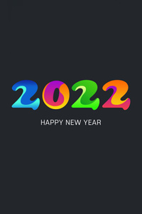 Happy New Year 2022 (1242x2668) Resolution Wallpaper