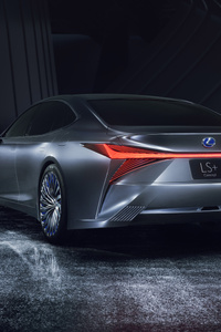 Lexus LS Concept 2017 (1440x2560) Resolution Wallpaper