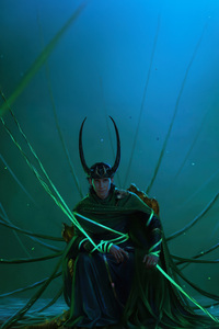 Loki Unexpected Moment (1440x2960) Resolution Wallpaper