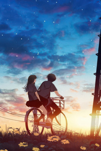 Love On Two Wheels (320x568) Resolution Wallpaper