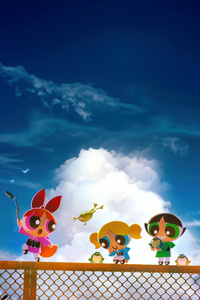 Powerpuff Girls 4k (320x568) Resolution Wallpaper