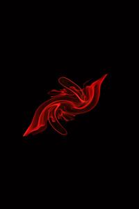 Red Swirl Smoke Abstract (360x640) Resolution Wallpaper