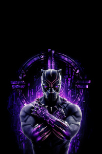 The Legend Black Panther (1440x2560) Resolution Wallpaper