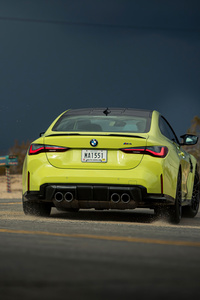 2021 BMW M4 Neon 5k (480x854) Resolution Wallpaper