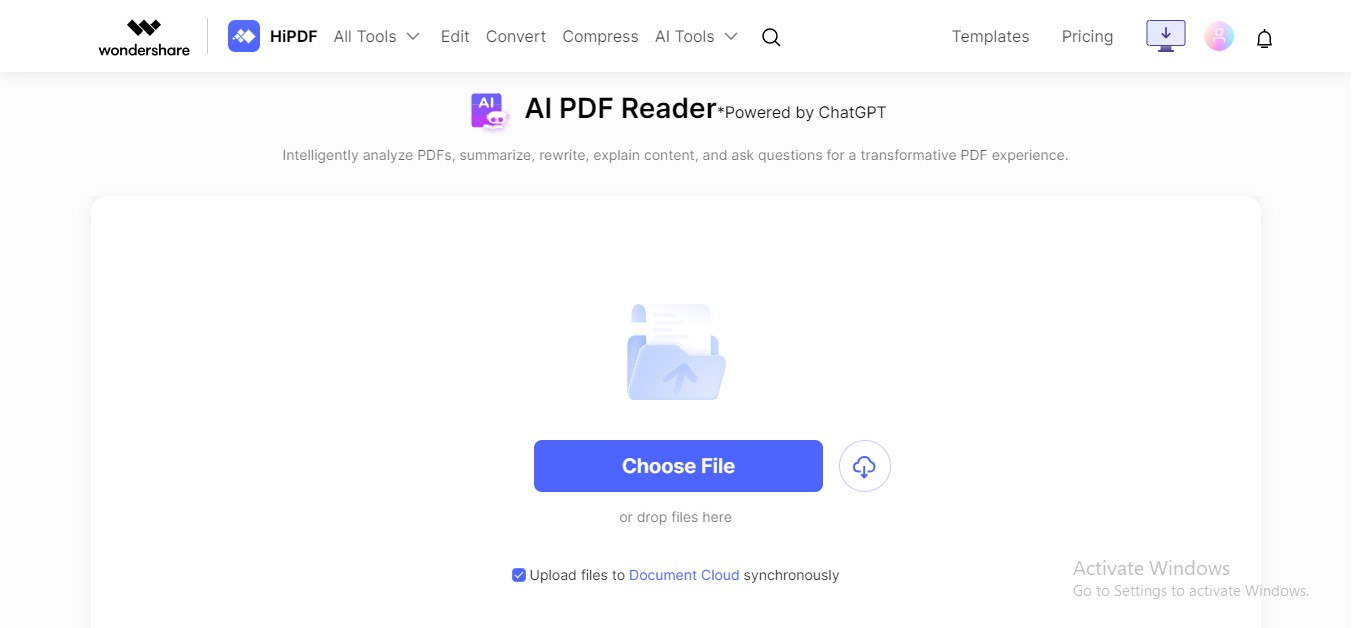 hipdf ai read pdf