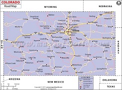 Colorado Road Map