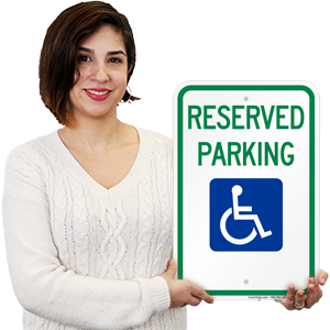 Reserved Parking Signs