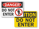 Do Not Enter