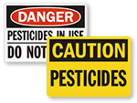 Pesticide Signs