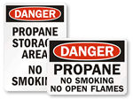 Propane Signs