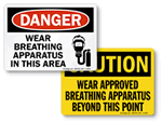 Respirator Signs