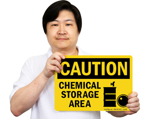 Chemical Storage Area Signs