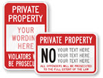 Private Property Signs