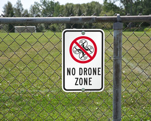 No Drone Signs