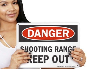 Shooting Range Signs