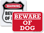 Beware of Dog Signs