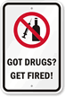 Drug Free Zone Sign