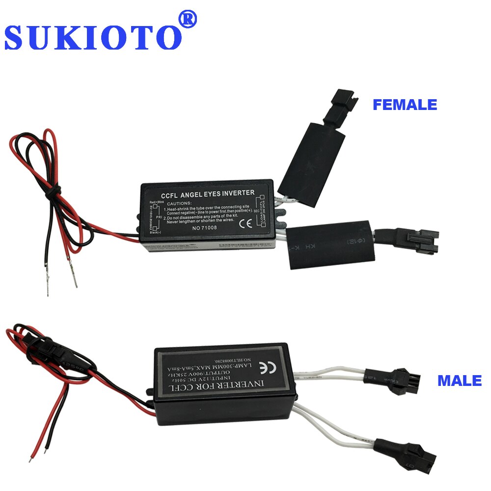 SUKIOTO 1 st DRL CCFL Inverter Ballast Driver voor E36 E38 E39 E46 CCFL Angel Eyes Kit Halo Ring driver power Ontsteking Doos