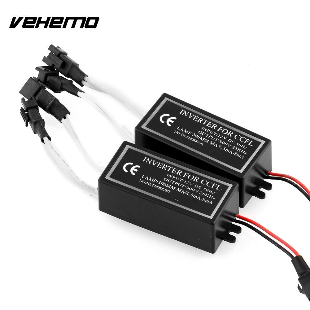 Vehemo 2X 4-uitgangen Spare Inverter Ballast Voor CCFL Angel Eyes Halo Vervanging 12 V Omvormers