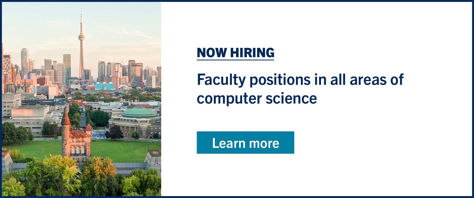 Now Hiring: Faculty positions in all areas of computer science