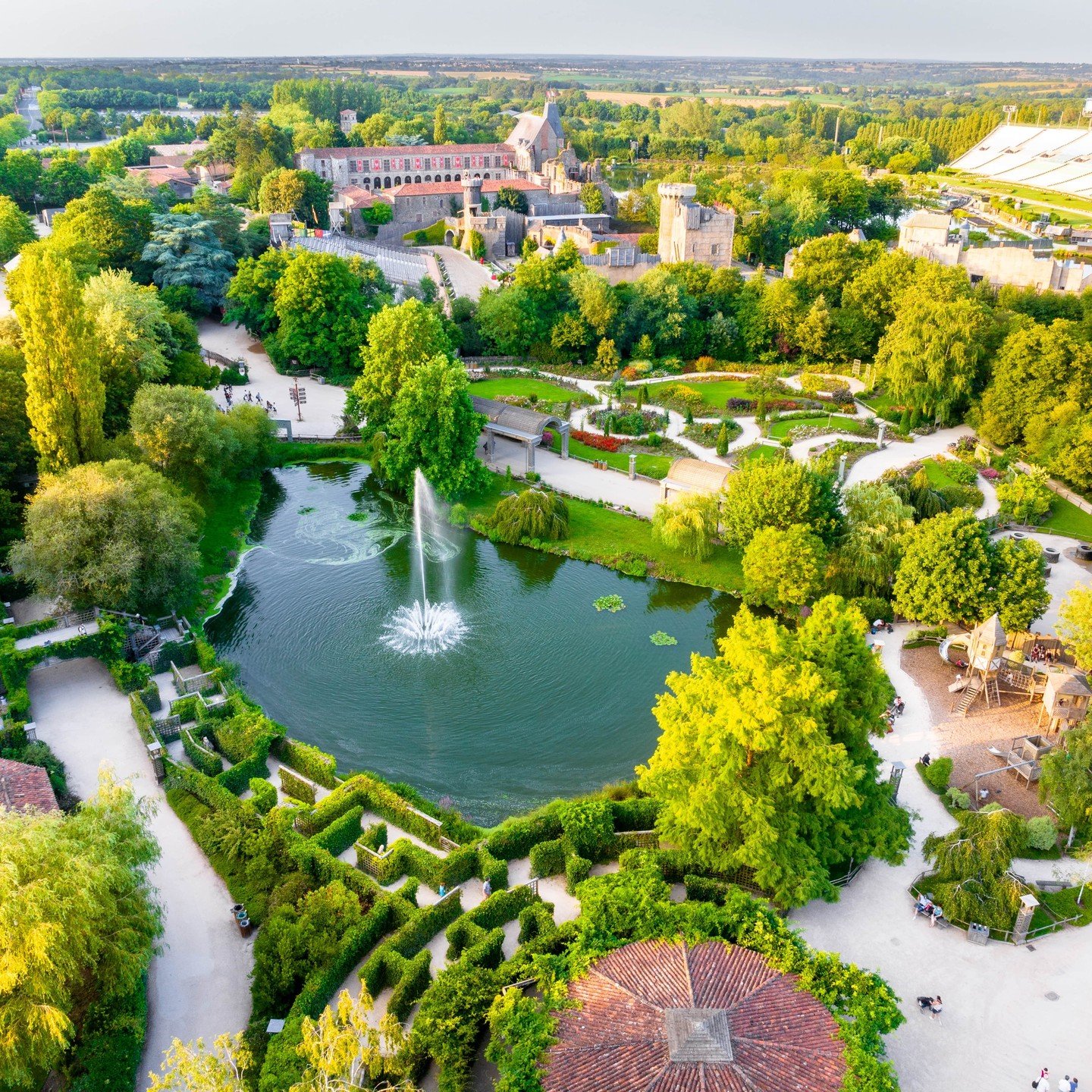 The leading eco-friendly theme park in France, Puy du Fou is a historical theme park in Les Epesses (between Cholet and La Roche-sur-Yon) in the heart of the Vend&eacute;e region of Western France visited by two million visitors each year. 

For over