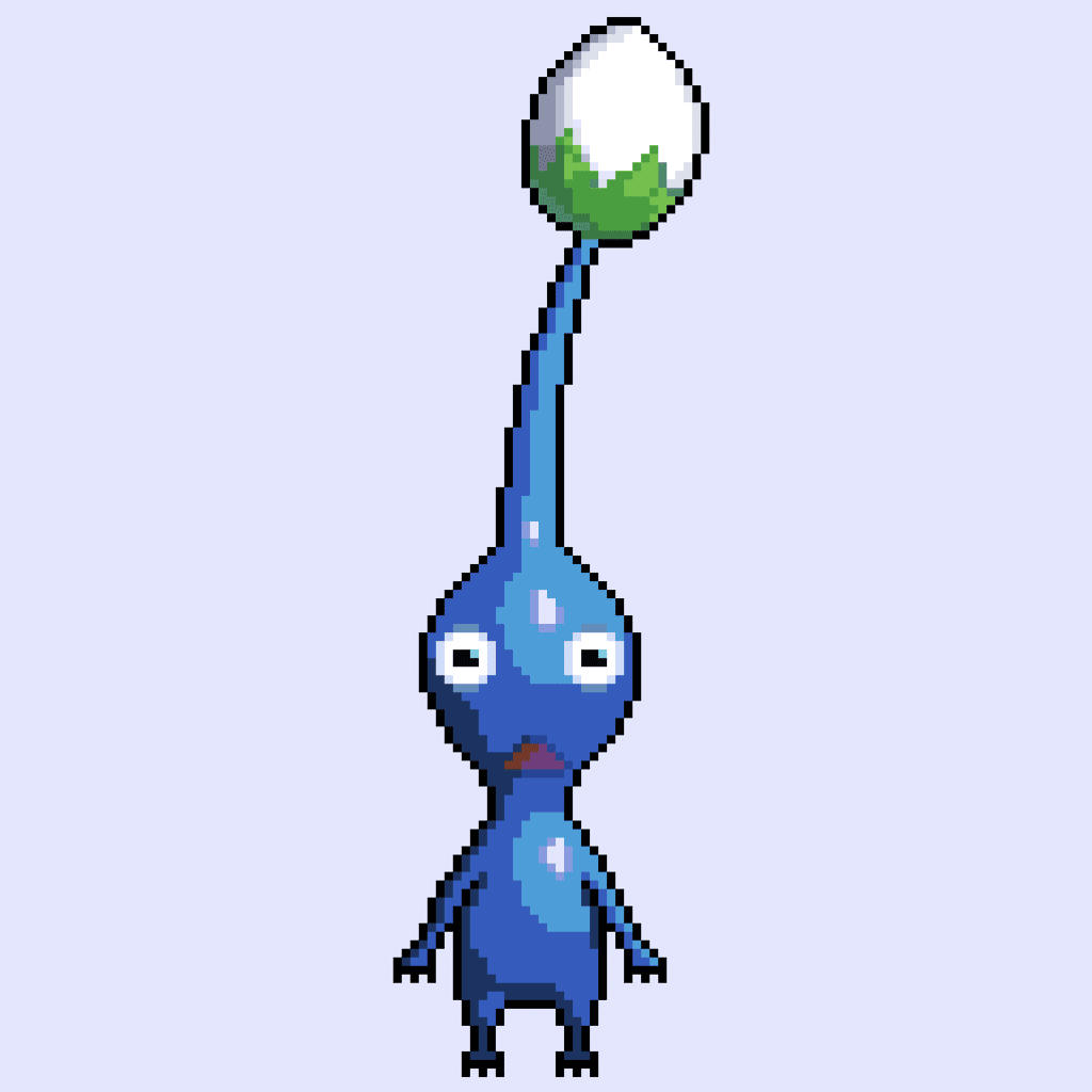 Pikmin Bleu avec bourgeon