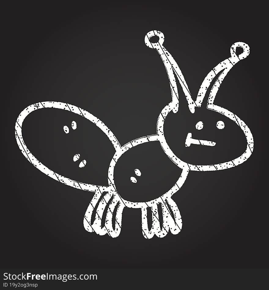 Ant Chalk Drawing