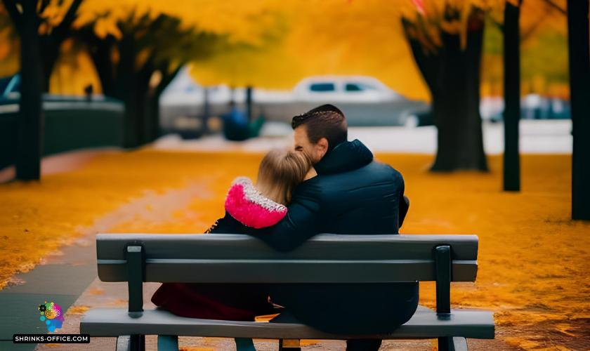 A father and his daughter bonding