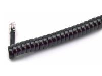 Black Telephone Handset Cord 9 Foot (coiled)