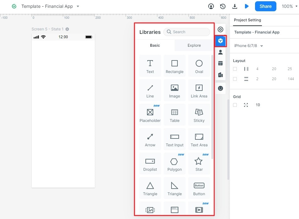 interactive prototyping tool