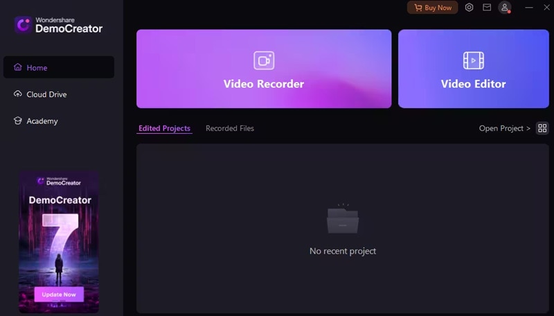 democreator interface