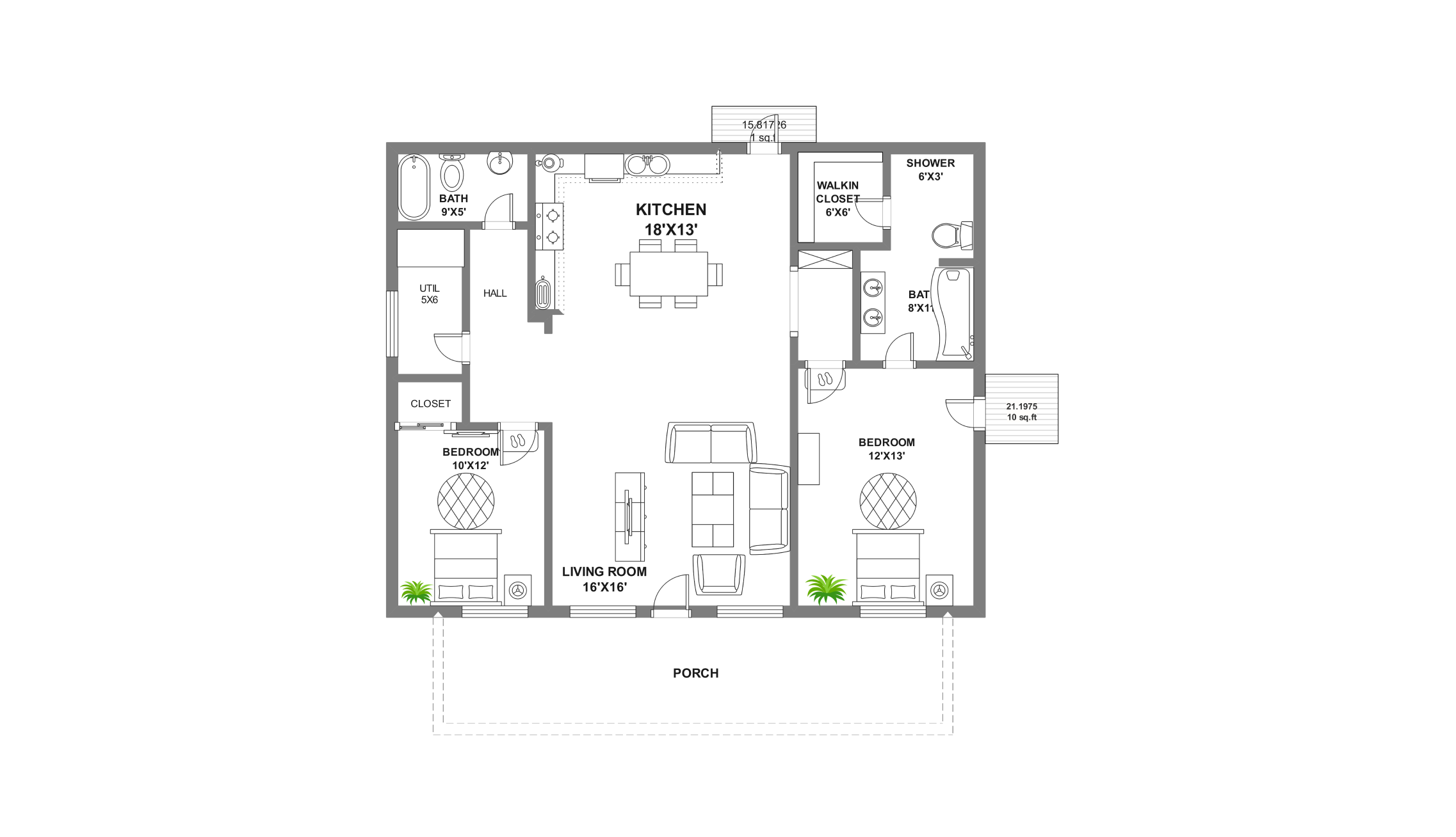 Luxury floor plan