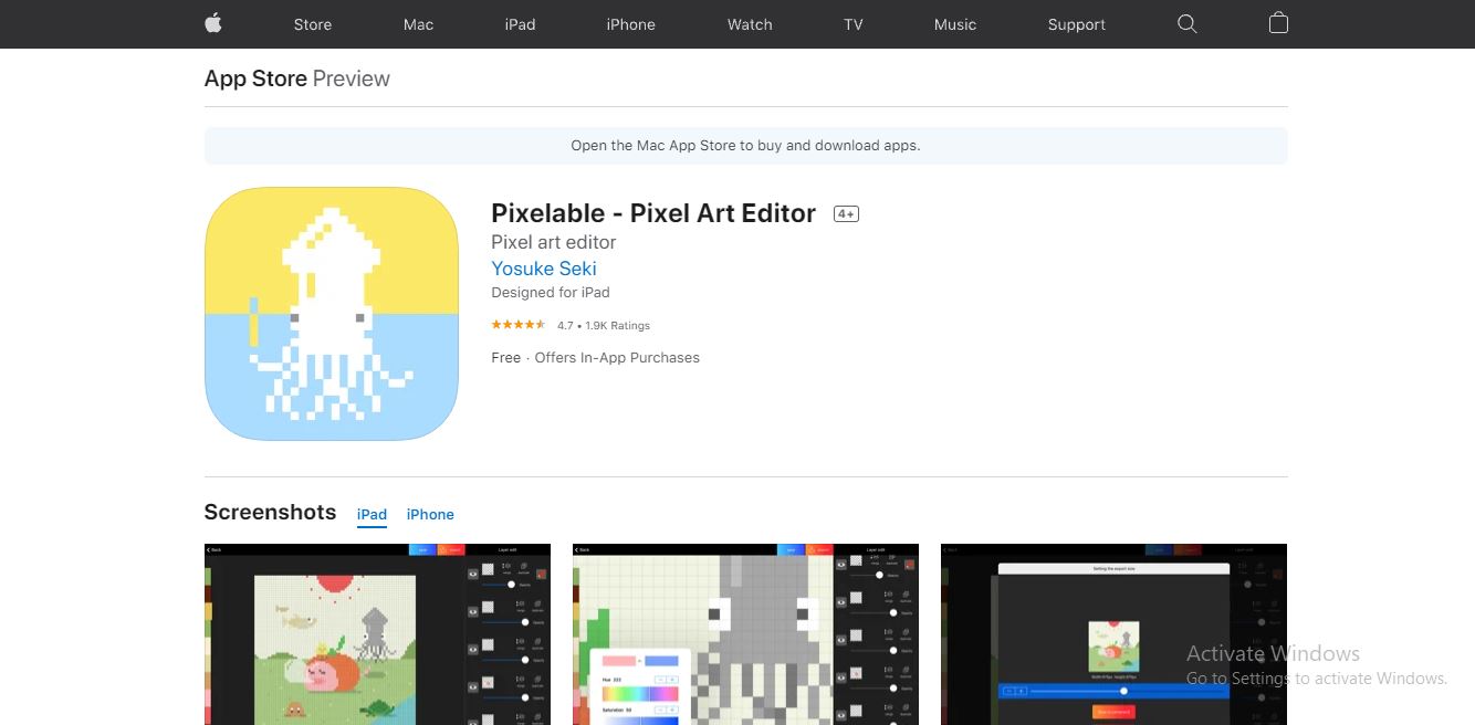 pixel art maker pixelable