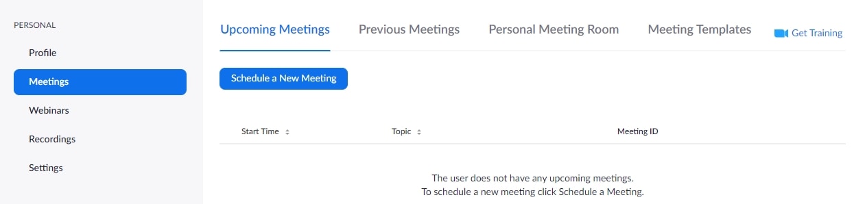  Schedule Zoom Meetings in Web