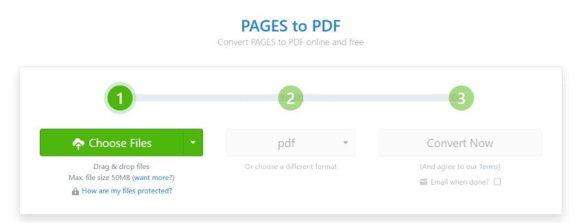 free pages to pdf converter
