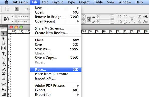 edit pdf in indesign mac