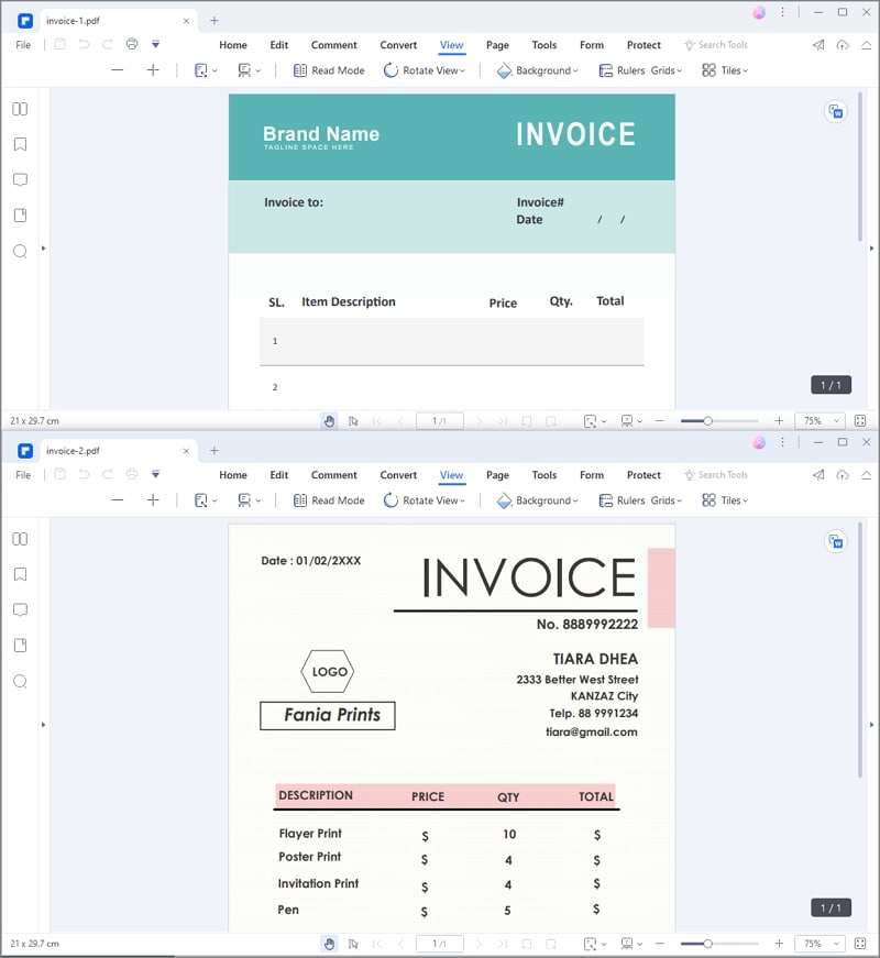 open multiple pdfs in one window