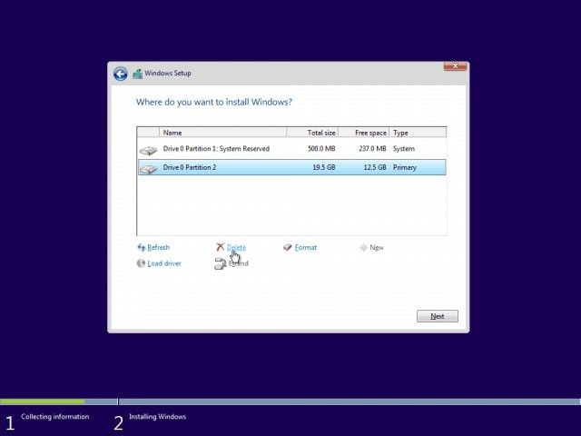 membersihkan instalasi windows 10 8