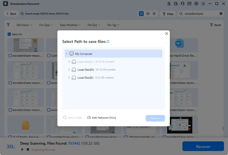 confirm damaged hard drive recovery