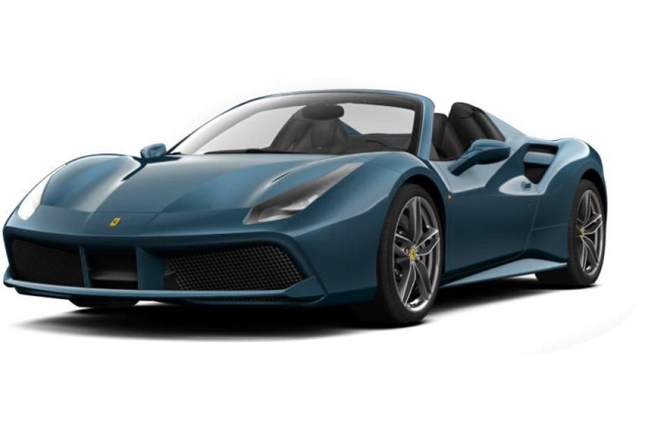 Ferrari 488 Blu Abu Dhabi