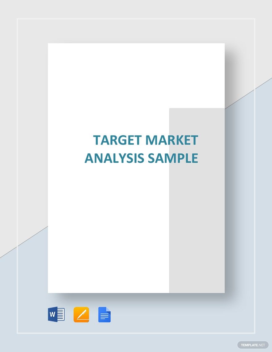 Target Market Analysis Example Template in Pages, Word, Google Docs - Download | Template.net