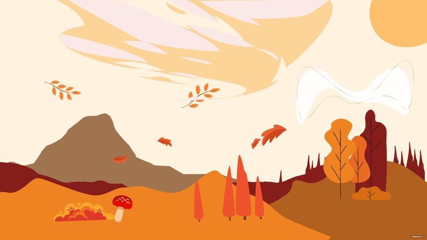 Fall Mountain Background in Illustrator, SVG, JPG, EPS, PNG - Download | Template.net