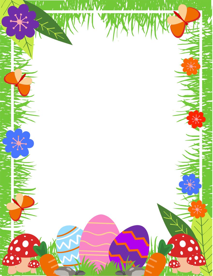 Easter Egg Hunt Border