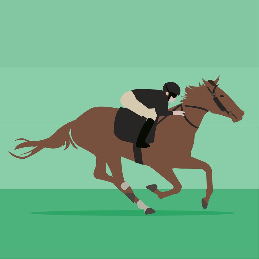 Horse Race Vector