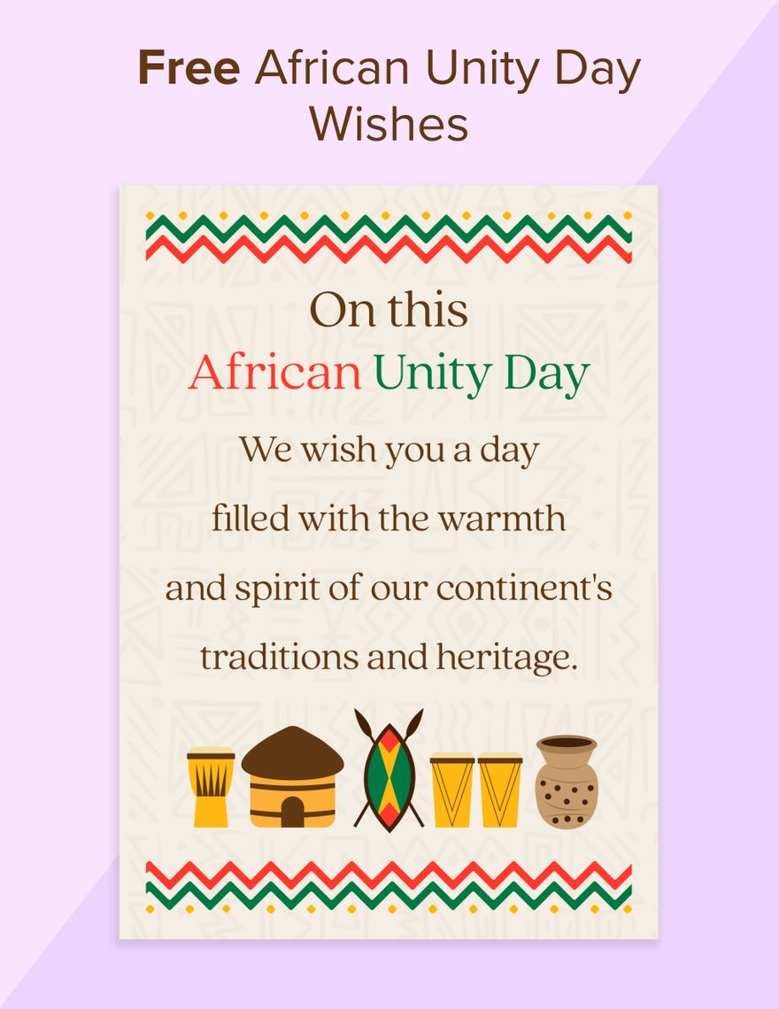 African Unity Day Wishes