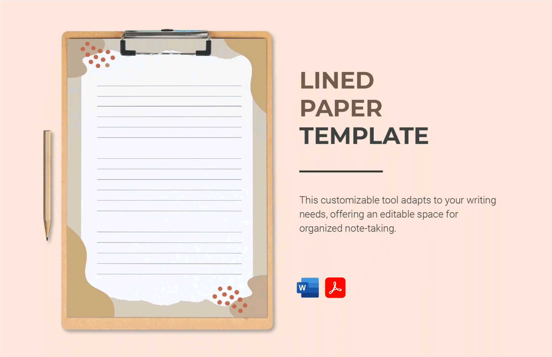 Lined Paper Template