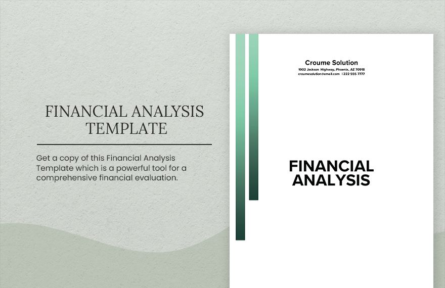 Financial Analysis Template in Pages, PDF, Word, Google Docs - Download | Template.net